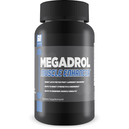 Megadrol- Ultimate Muscle Enhancing Supplement- Promotes Quicker Recovery- Boost Strength and Endurance- Maximize Muscle (Best Way To Maximize Muscle Growth)