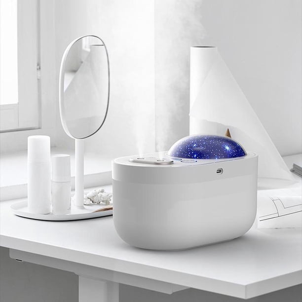 Proyector de lámpara estrelda con humidificador, Proyector de cielo estreldo giratorio de 360 degree, regalo fie Colco Proyector humidificador