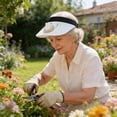 thumbnail image 6 of Roiihwy Hat with Fan, Visor Fan Hat USB Rechargeable Long-Lasting Battery Life, Sun Hat Summer Hat for Outdoor Fishing, Hiking Gardening, White, 6 of 6