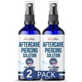 thumbnail image 1 of BodyJ4You Spray para el cuidado posterior de piercings, solución salina, eliminación natural de queloides, limpiador de piercings para orejas, nariz, tabique, ombligo, cartílago, sal marina, aloe vera, 1 of 5