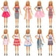 thumbnail image 1 of 10 Uds. Vestido de muñeca de 30CM, accesorios para falda, vestido de princesa, vestido de muñeca para niña, accesorios de juguete, 1 of 5