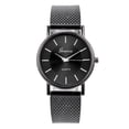 thumbnail image 2 of LINMOUA Clearance Watches for Quartz Watch Woman's High-end Blue Glass Life Waterproof Distinguished Black, 2 of 2