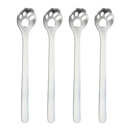 

Cute Cat Mini Creative Coffee Spoon Stainless Steel Spoons Gift Cake Stirring Sugar Soup Dessert Teaspoon