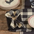 thumbnail image 4 of Park Designs Black Buffalo Check Napkin Set of 4, 4 of 5