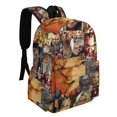 thumbnail image 2 of Bride Of Chucky Laptop Backpack Schoolbag Adjustable Daypack Student Satchel Fashion Bookbag Travel Rucksack, 2 of 8