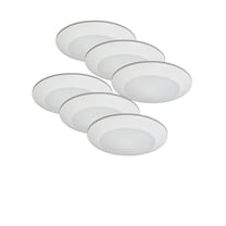 ETI Lighting 6" LED Surface Mount Downlight, 1230 Lumen, 4000K Bright White, Triac Dimming, 120V, 63328141