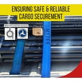thumbnail image 5 of 4"x40' Heavy Duty Winch Straps with Flat Hook WLL# 5400 LBS - 4 Pack Flatbed Tie Down Truck Straps - 4 Inch Cargo Control for Flatbed Truck Utility Trailer (Blue), 5 of 9