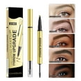 thumbnail image 3 of Hauiodp The 2-in-1 Head Eyebrow Pencil Is Equipped With A Fork Tip And Brush Tip To Create Natural Hair Like Eyebrows 3ml, 3 of 6