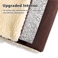 thumbnail image 6 of HOMEIORA 1 Pack Self Warming Cat Bed for Indoor Fluffy Self Heating Pet Pad with Washable Cover Non Slip Dog Bed for Small Dogs, 24" x 18", Beige, 6 of 7