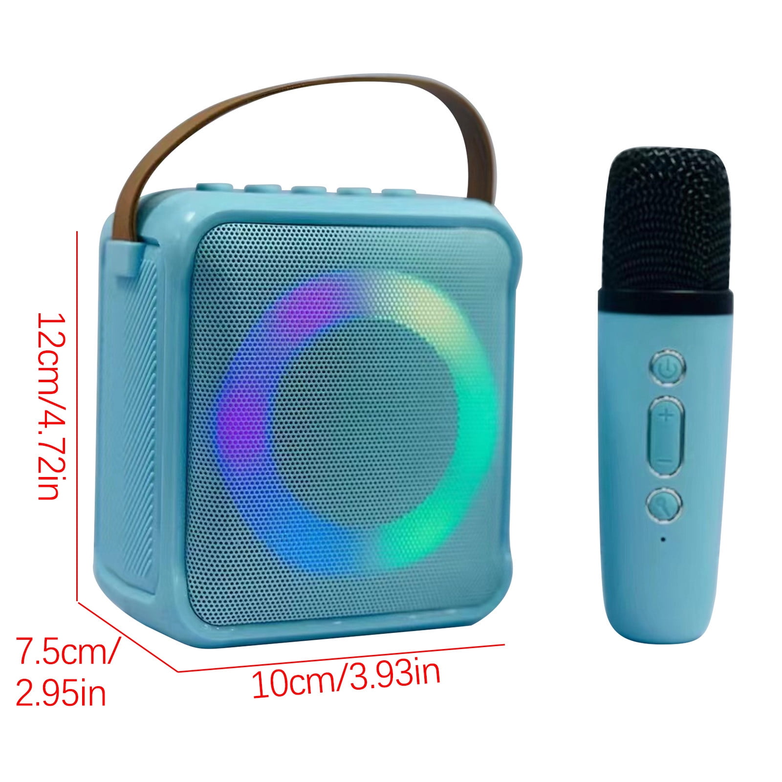 Mini Speaker Portable Audio Bluetooth Wireless KGB Singing Microphone with Outdoor Small Tool
