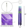 thumbnail image 3 of In the Breeze 5211 — Lavender 40-inch Inspiration Windsock — Colorful Hanging Garden Décor with Embroidered Details, 3 of 6