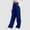 Blue*, variant on Women's Sweatpants Wide Straight Leg Pants Bottoms Solid Color Joggers Workout High Waisted with Pockets Chic Elegant Pants