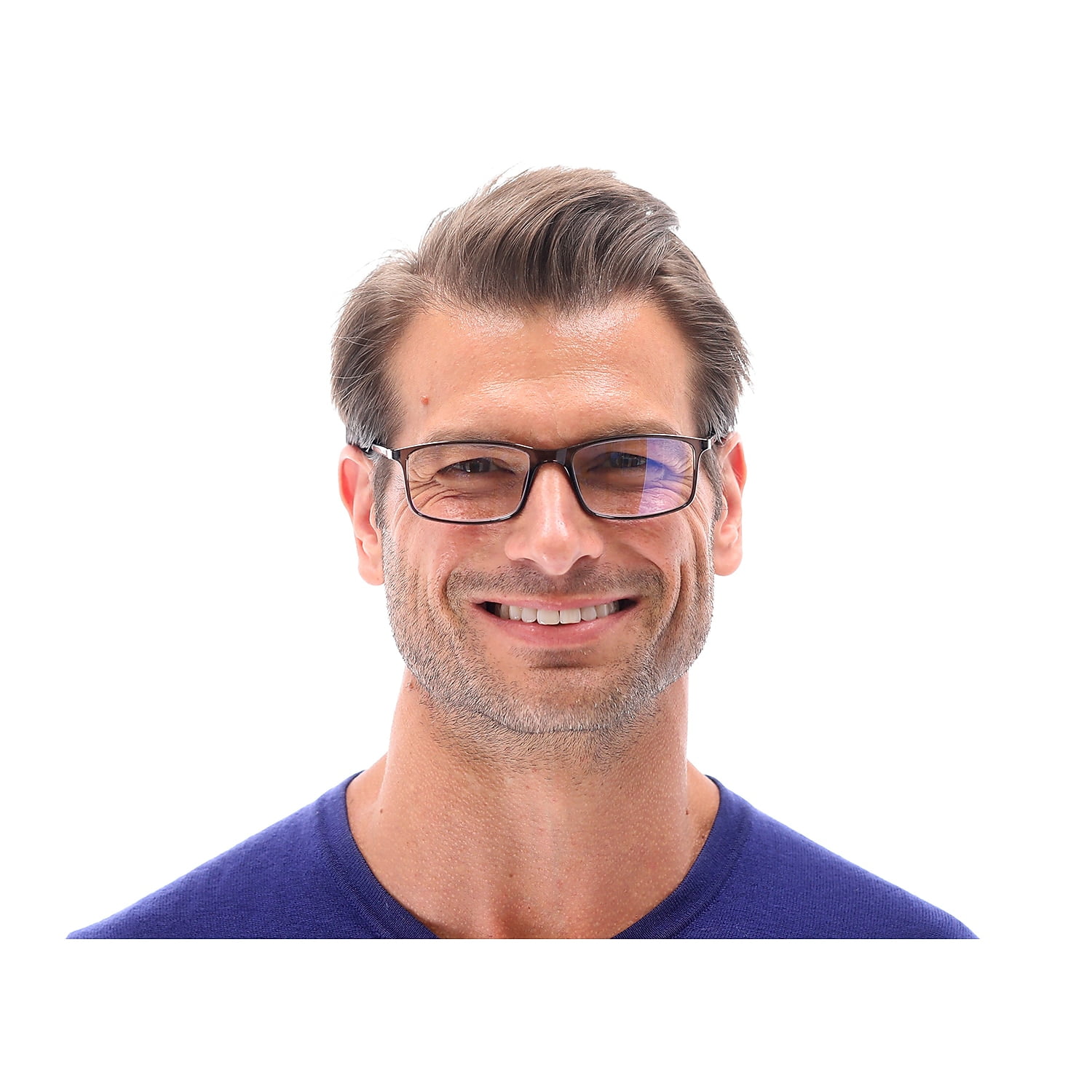 SAV Optitek Blue Light +1.75 Reading Glasses Gray (E7259)