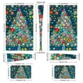 thumbnail image 3 of Skin Sticker for PS5 Slim Standard Disc Digital Edition Console and Controllers Decals for Playstation 5 (Colorful Ditsy Floral Print Christmas Tree,PS5 Slim), 3 of 5