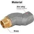 thumbnail image 4 of GFDYREE Tuyau de Transfert de Carburant NPT 3/4 Pouces Pivotant Connecteur Rotatif 360 pour Buse de Carburant Multi-Plan Pivotant, 4 of 6
