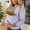 a-Grey, variant on Womens Sweatshirt with Dog Pouch Pullover Pet Carrier Sweater Long Sleeve Large Pocket Pullover Sweatshirt Fall Winter Clothes