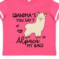 thumbnail image 4 of Inktastic Grandma's You Say Alpaca My Bags Boys or Girls Toddler T-Shirt, 4 of 5