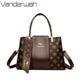 thumbnail image 2 of Bolsos de mano de lujo de piel de marca genuina, bolsos de diseñador para mujer, bolsos de hombro de alta calidad para mujer, 3 capas, 2 of 5