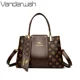 thumbnail image 2 of Bolsos de mano de lujo de piel de marca genuina, bolsos de diseñador para mujer, bolsos de hombro de alta calidad para mujer, 3 capas, 2 of 5