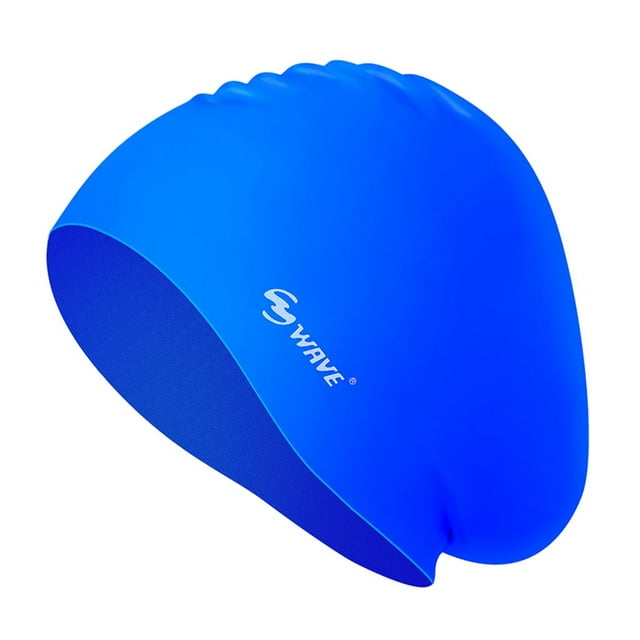 Gorro de baño de pelo largo, protección de alta elasticidad, gorro de baño Flexible, Unisex, fácil de poner y quitar 195x26x12 cm Zulema Equipo de natación