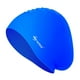 thumbnail image 2 of Gorro de natación de silicona shamjiam para cabello corto azul, 2 of 7