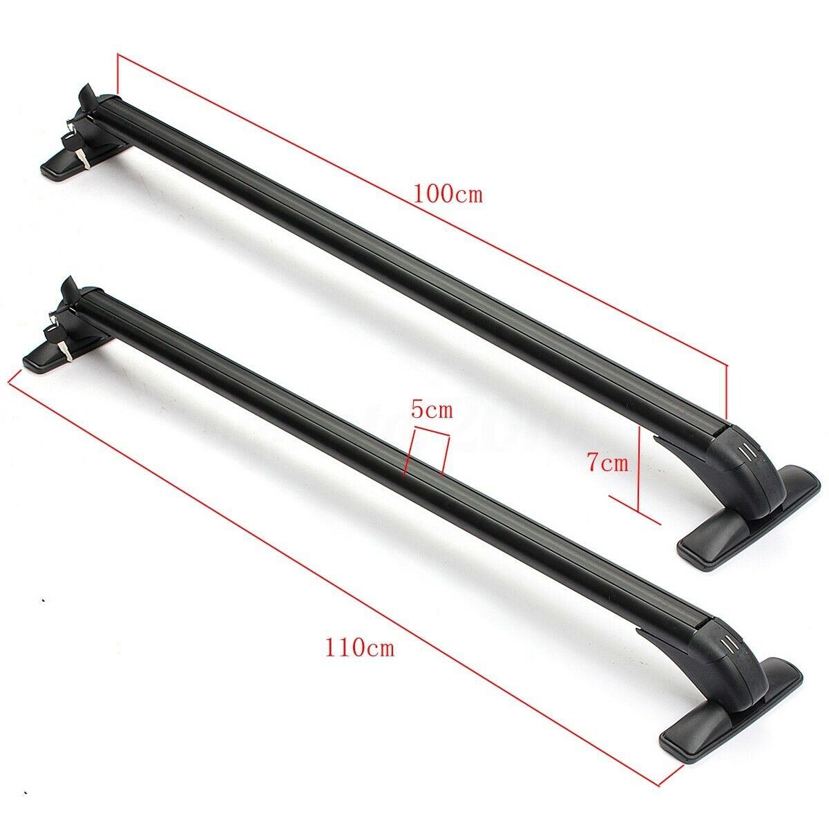 FETCOI Roof Rack, 39.4" Adjustable Window Frame Lockable Anti-Theft Design Luggage Rack for Car Roof Cross Bar Carrier