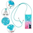 thumbnail image 5 of Funda para Honor 90 Lite 5G Brillantina Líquida Divertida Reluciente y con Cristales en Movimiento Cuerpo Cruzado con Cordón Ajustable, 5 of 5