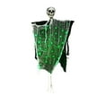 thumbnail image 2 of HomeKingdee Halloween Decorations Outdoor, Hanging Light Ghost Spooky Skeletons Decor Supplies, Luminous Skull Ghost Pendant Haunted Creepy House Halloween Flying Decoration, 2 of 6