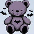 thumbnail image 2 of CafePress - Batty Bear Purple Long Sleeve T Shirt - Long Sleeve Infant T-Shirt, 2 of 2