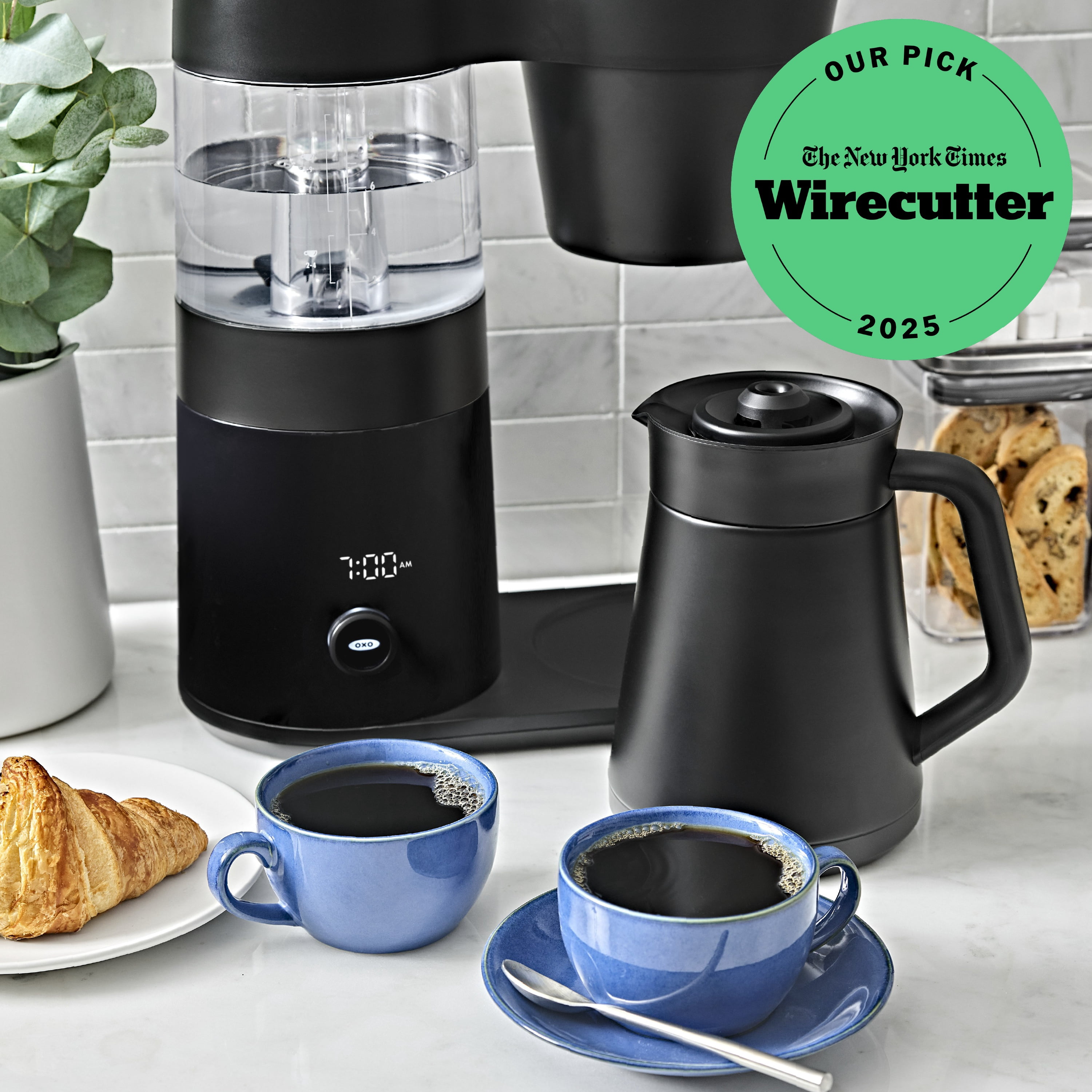 OXO Brew 9-Cup Coffee Maker with Stainless Steel Carafe, Matte Black