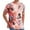 Pink, variant on Random Graffiti Graphic Tees for Men 2026 Summer Casual Short Sleeve Crewneck Hop T Shirts Streetwear