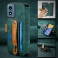 thumbnail image 3 of Compatible with Moto G Play 4G 2024 Wallet Case with RFID Blocking Card Holder,With Wrist Strap Kickstand, PU Leather Flip Case with Magnetic Closure, Shockproof Interior Protective Cover,Green, 3 of 12