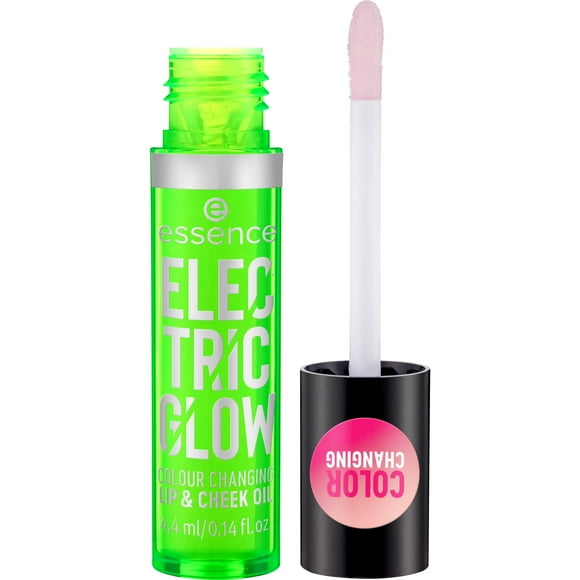 Esencia de aceite para labios y mejillas Electric Glow con pH que cambia de color