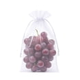 thumbnail image 2 of Fruit Protection Bags,Drawstring Fruit Netting Bags,Reusable Garden Netting Bags,Netting Cover Drawstring Mesh Tomato Protectors Bags Pest Barrier for Blueberry Small Fruit (3.93x4.72in White), 2 of 5
