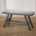 thumbnail image 3 of Liberty Furniture Lawson Counter Bench with Trestle Base (RTA) in Gray, 3 of 3