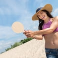 thumbnail image 2 of LOVEVER 4 PCS Wooden Tennis Racquet Beach Bat and Ball Set Badminton Racket Racquets, 2 of 8