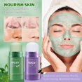 thumbnail image 2 of 2pcs Green Tea/egg Plant Cleansing Mask Stick, Blackhead Remover Hydrating Oil Control, 2 of 5