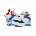 thumbnail image 4 of Tenis Bota Con Luces Bubble Gummers VancouverIII Blanco/Rey blanco 14, 4 of 7