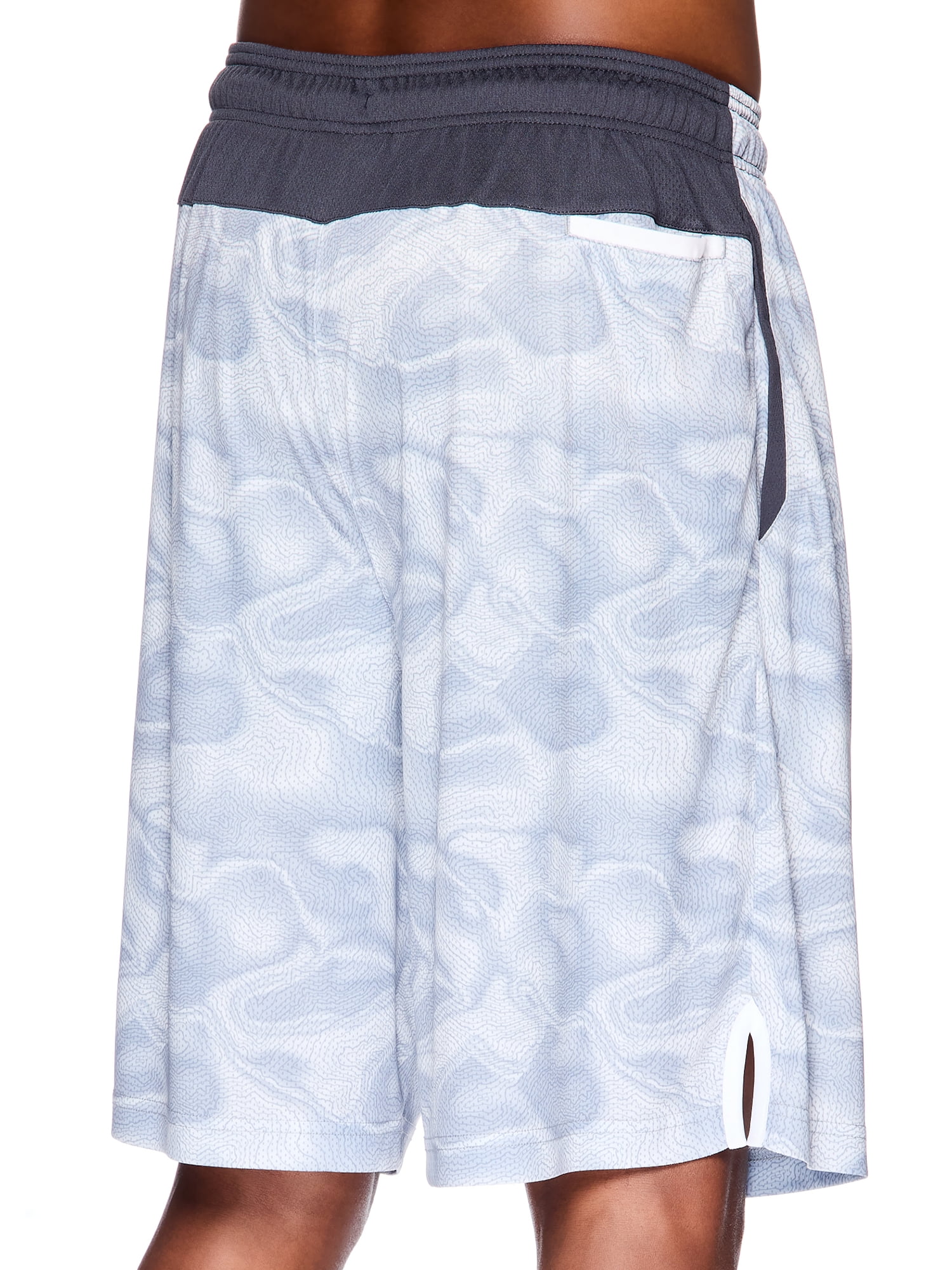 And1 Mens "Post Up" Basketball Shorts Swirl Print, Sizes S-3XL