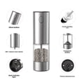 thumbnail image 2 of Factory Direct Import Hot Selling Large Inventory Smart Automatic Salt Mill Electric Black Pepper Grinder ([Button grinding suit-base charging model] KYMQ-15C single bin capacity 70), 2 of 3