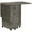 Grey, variant on HOMCOM Foldable Dining Table, Rolling Kitchen Table with Drawers, Cabinet
