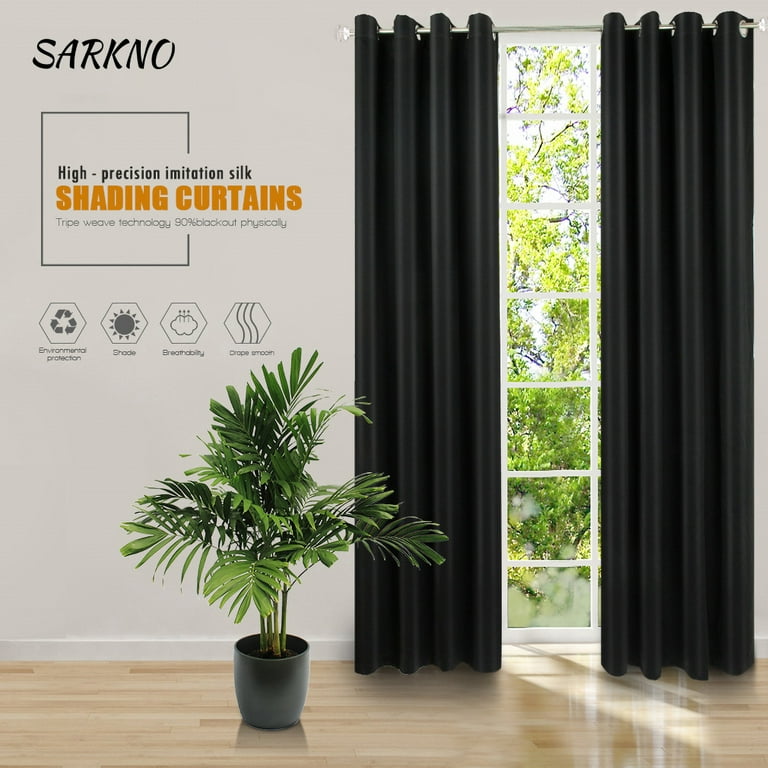 Black curtains walmart deals