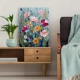 thumbnail image 5 of Textured Floral Impressionist Canvas Print, Wall Art for Living Room Bedroom Office Dining Room Entryway Boutique, 5 of 8