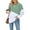 Green, variant on Women Striped Color Block Long Sleeve Crew Neck Sweatshirt Casual Loose Fit Pullover Shirts Side Split Tunic Tops