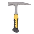 thumbnail image 1 of Martillo de ladrillo con mango de goma, resistente a impactos, geológico, cabeza puntiaguda, martillo de pico de pato S, 1 of 14