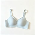 thumbnail image 5 of Vetsdori No Wire Everyday Bras for Women Minimizer No Padding Bralette Ice Slik Soft,Push up Womens Bras Large Bust Bras, 5 of 7