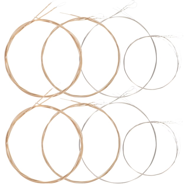 Shisuyan 1 Set Mandolin Strings Mandolin Replacement Strings Mandolin Stainless Steel Iron Strings
