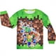 thumbnail image 2 of Pijama Kawell para niños de 4 a 15 años, ropa de dormir de Minecraft, paquete de 2,1-Green,8, 2 of 7