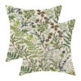 thumbnail image 1 of Fundas de almohada AEIOAE Spring, 50 x 50 cm, vintage, color verde salvia, juego de 2, 1 of 7