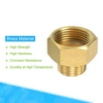 thumbnail image 4 of Unique Bargains G3/4 Femelle x G1/2 Filetage Mâle Raccord de Tuyau en Laiton 26.5mm Raccord Hexagonal, 4 of 5